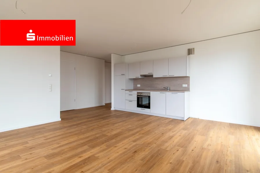 Wohn- und Esszimmer mit Küche - Wohnung mieten in Preetz - Erstbezug!