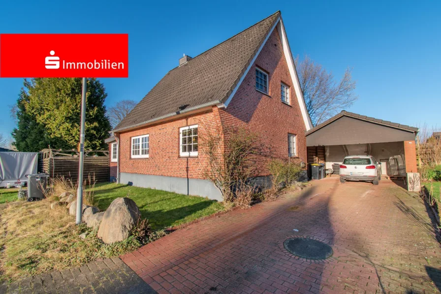 Straßenansicht - Haus kaufen in Bredenbek - Familienhaus mit großem Grundstück