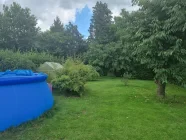 hinterer Garten und Pool