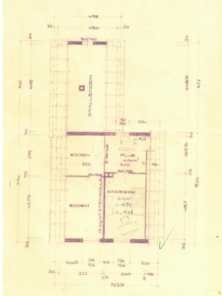 Grundriss Dachgeschoß