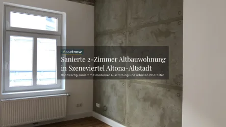 Deckblatt - Wohnung kaufen in Hamburg - Sanierte 2-Zimmer Altbauwohnung mit Balkon in Altona-Altstadt - frei geliefert!