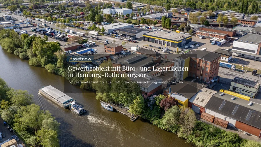 Deckblatt - Zinshaus/Renditeobjekt kaufen in Hamburg - Gewerbeobjekt mit Büro und Lagerfläche in Hamburg-Rothenburgsort