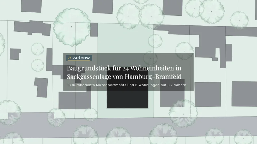 Deckblatt - Grundstück kaufen in Hamburg - Baugrundstück für 18 Microapartments und sechs 3-Zimmer-Wohnungen in Hamburg-Bramfeld/Grenze Barmbek