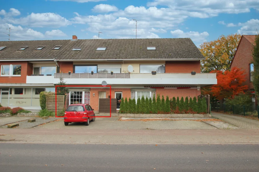  - Wohnung kaufen in Itterbeck - Erdgeschosswohnung mit Terrasse und Garage in Itterbeck