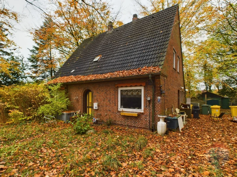 Hausansicht - Haus kaufen in Bordelum - Handwerkerhaus in idyllischer ruhiger Lage