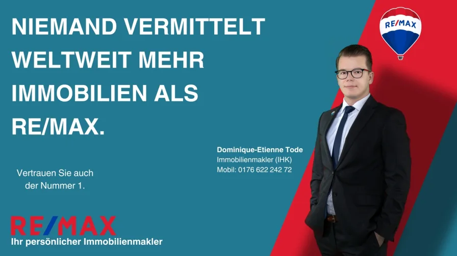 Niemand vermittelt weltweit mehr Immobilien als RE/MAX