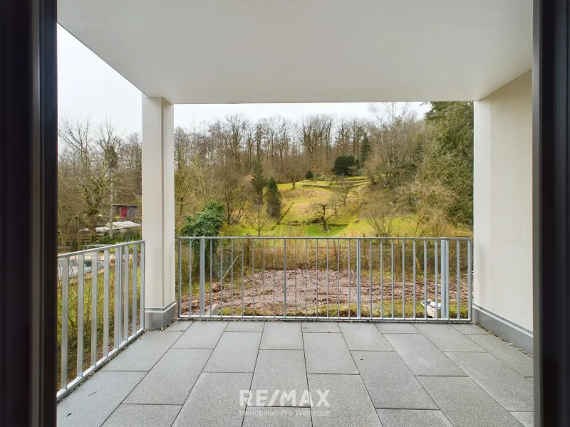 Blick vom Balkon - Wohnung kaufen in Stuttgart - Helle Neubauwohnungen, jetzt barrierefrei und naturnah wohnen.