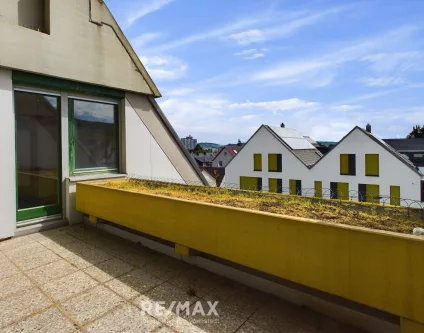 Aussicht Balkon - Wohnung kaufen in Fellbach - Großzügiges Wohnen mitten in Fellbach