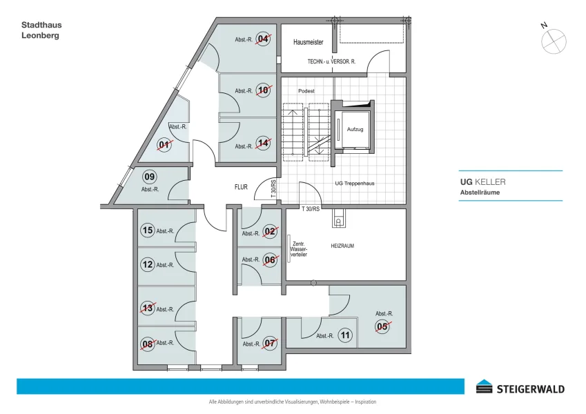 Kellerplan Unverbindliche Visualisierung