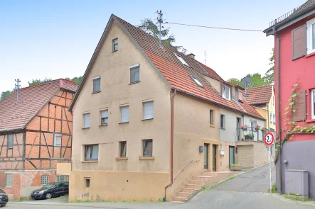 Außenansicht - Haus kaufen in Heilbronn - Verkauf eines Doppelhauses mit zwei separaten Wohneinheiten