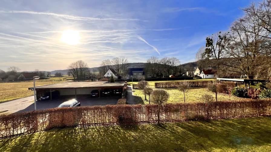 Aussicht vom Balkon