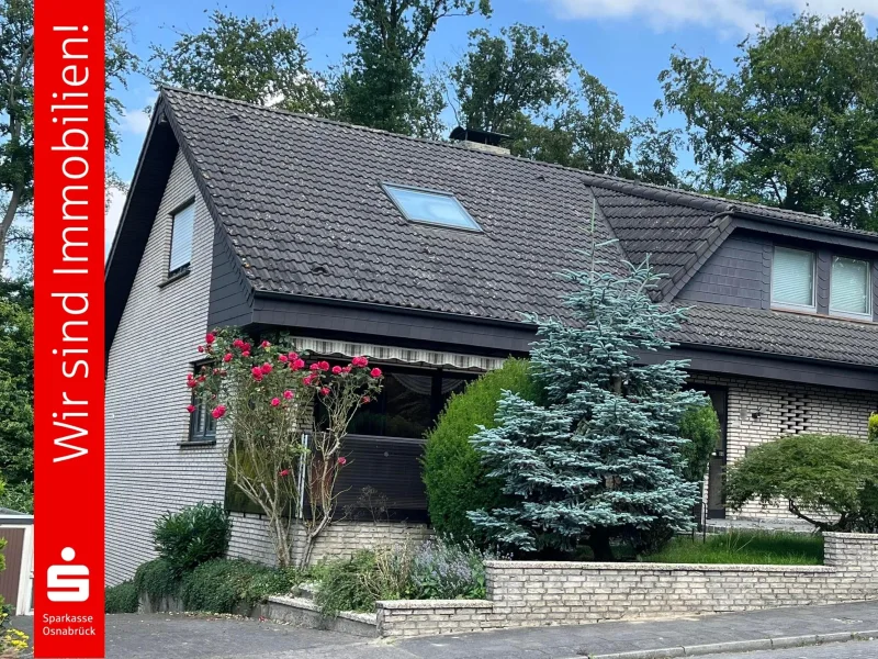 Außenansicht - Haus kaufen in Wallenhorst - Gepflegtes Zweifamilienhaus in bevorzugter Lage