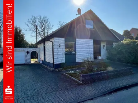 Vorderseite - Haus kaufen in Bissendorf - Gepflegtes Einfamilienhaus mit Keller und Garage 