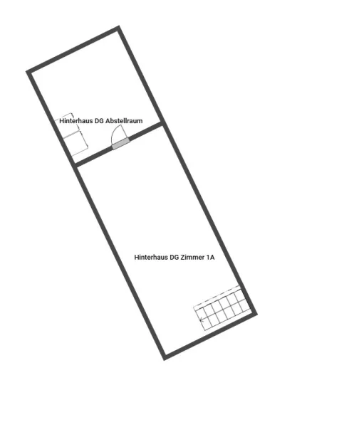 1. OG Hinterhaus EG - schematische Darstellung