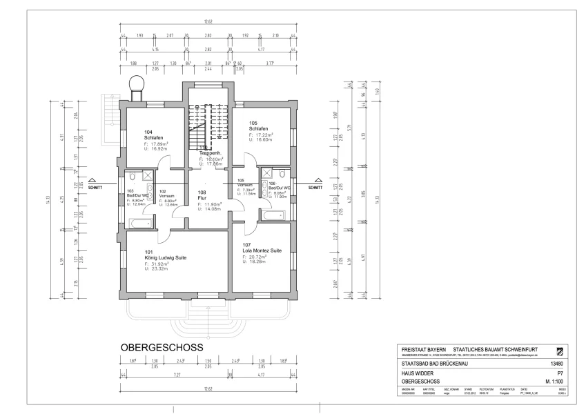 Grundriss Obergeschoss