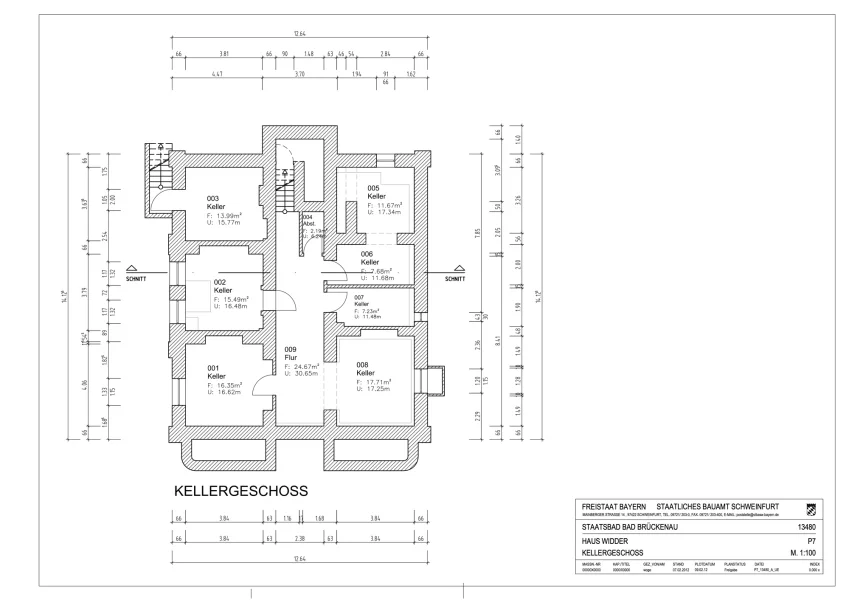 Grundriss Untergeschoss