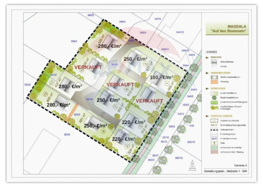 Parzellen Reservierung Magdala 08-2024