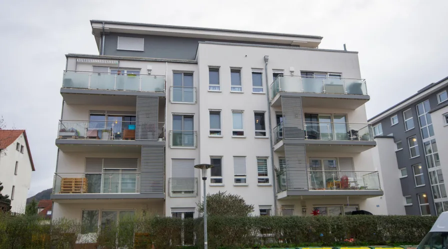 Außenansicht - Wohnung kaufen in Jena - Hochwertige Dreiraum Eigentumswohnung in beliebter Jenaer Wohnlage