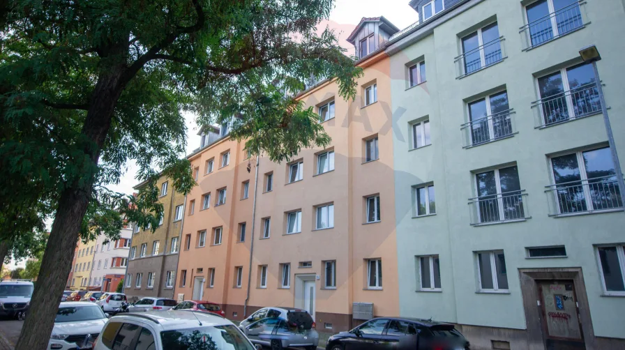 Außenansicht - Haus kaufen in Erfurt - Saniertes Mehrfamilienhaus in ruhiger Lage von Erfurt