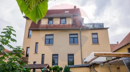 Außenansicht - Wohnung kaufen in Jena - Gemütliche Maisonette-Wohnung in ruhiger Wohnlage von Jena Burgau