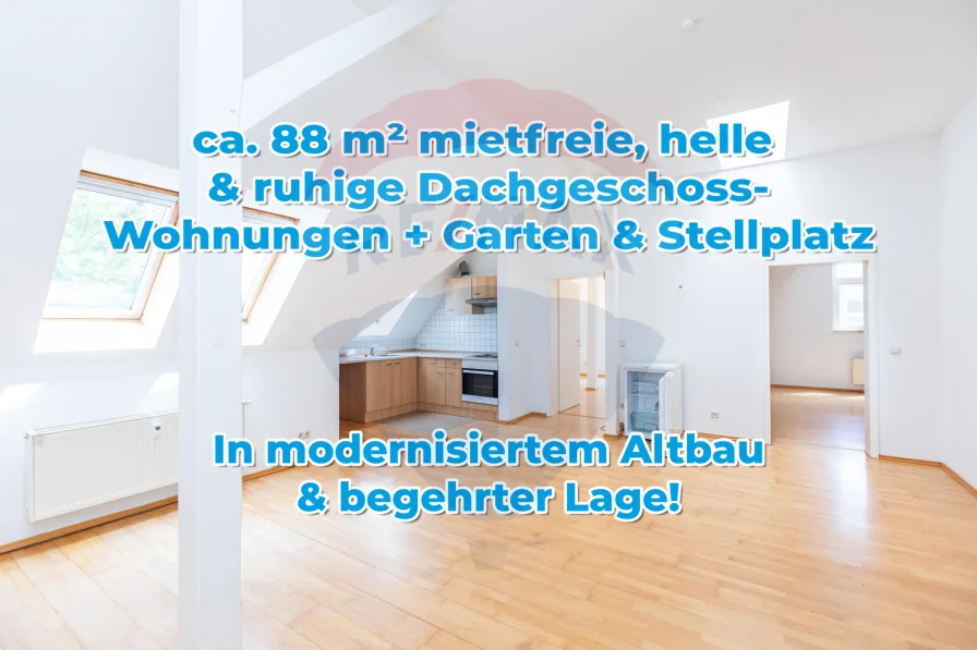 Titel - Wohnung mieten in Apolda - Miete: helle 89m² 3-Raum-Wohnung in ruhiger Lage mit Stellplatz & Gartenanteil