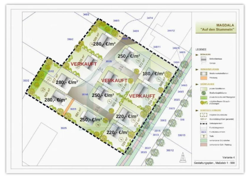 Parzellen Reservierung Magdala 08-2024