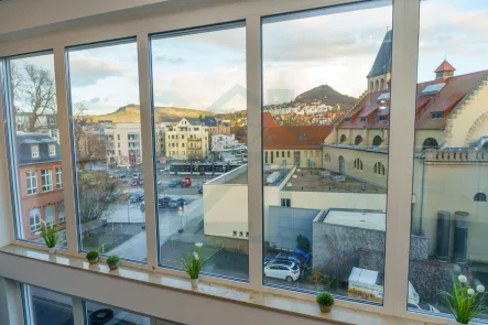 Aussicht von der Galerie - Wohnung mieten in Jena - Repräsentative, helle Wohnung im Stadtzentrum - Top Zustand und Ausstattung!