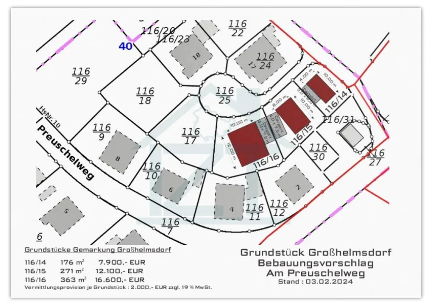 Großhelmsdorf Lageplan Am Preuschelweg