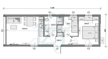 Mini Villa 12,0x4,0 42m²