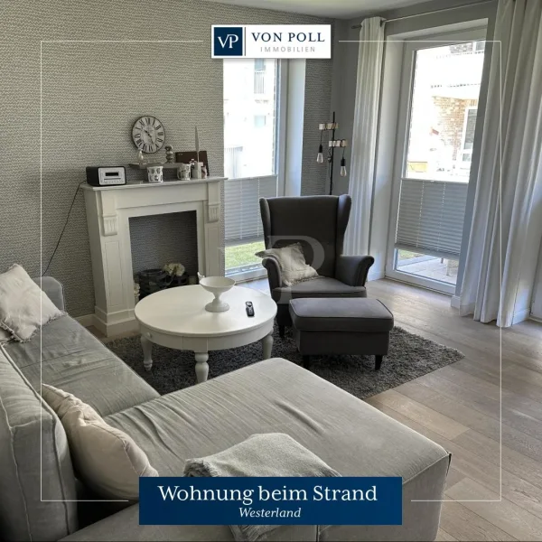 VON POLL SYLT  - Wohnung kaufen in Westerland - Erdgeschosswohnung auf einer Ebene in Strandlage