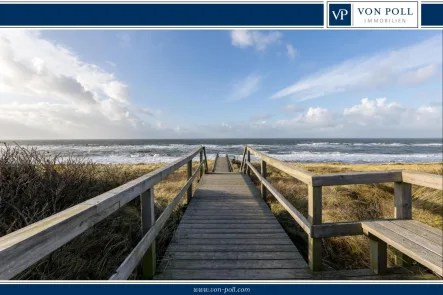 Meerblick - Wohnung kaufen in Sylt - Wohnen in Traumlage – Maisonette-Wohnung mit Garten an den Dünen von Rantum