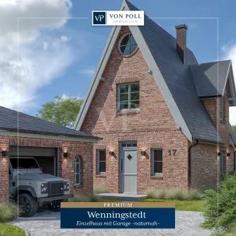 VON POLL SYLT  - Haus kaufen in Wenningstedt-Braderup (Sylt) - Einzelhaus (Neubau) mit Garage und Heideblick