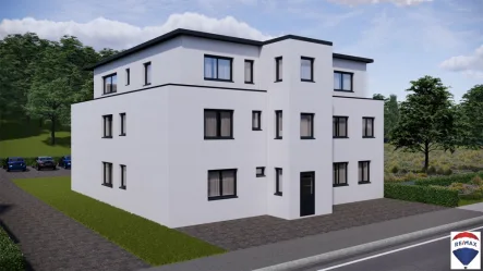 Illustration - Wohnung kaufen in Dillingen-Diefflen - Neuer Preis!! Dillingen-Diefflen : Hochwertige Eigentumswohnung mit KfW 75 Energieeffizienz