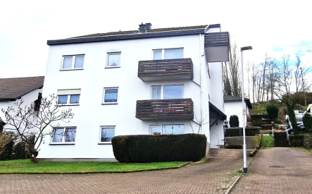 Rückseite - Wohnung kaufen in Völklingen - Völklingen: Attraktive, renovierte Eigentumswohnung, 3 Zi./Kü./Bad, 67 m², im 1. OG, ab sofort frei!