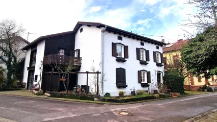 Voderseite - Haus kaufen in Rehlingen-Siersburg - Rehlingen-OT: Außergewöhnliches, rustikales Haus mit vielen Einbauten und Details aus Meisterhand!