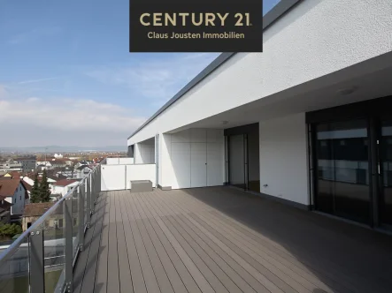 Terrasse - Wohnung mieten in Kelsterbach - Penthouse der Extraklasse