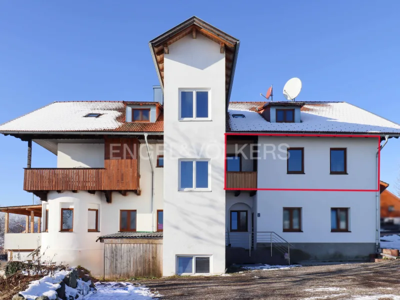  - Wohnung kaufen in Hohenpeißenberg - Gut ausgestattete moderne 4-Zimmer-Etagenwohnung mit kleinem Balkon