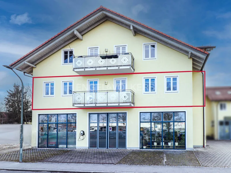  - Wohnung mieten in Weilheim in Oberbayern - Lichtdurchflutete komfortable Büro-/ Praxisräume in verkehrsgünstiger Lage Nähe Bahnhof