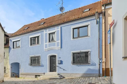 Ansicht Süd - Haus kaufen in Freising - Rarität in der Freisinger Altstadt - Familienhaus mit Garten und Garage