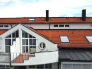 Hausansicht Balkon