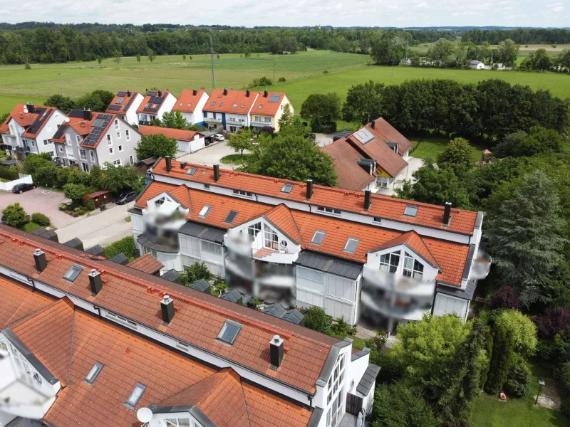 Aufsicht Wohnanlage - Wohnung kaufen in Langenbach - Hoch hinaus in Langenbach - 3 Zimmer Traum!