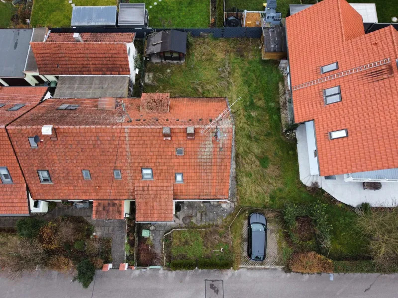 Vogelperspektive West - Grundstück kaufen in Neufahrn bei Freising - Attraktives Grundstück mit viel Potenzial nur wenige Gehminuten von der S-Bahn