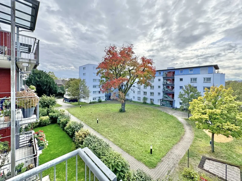 Ausblick vom Balkon