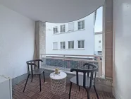 Balkon in Südwest-Ausrichtung