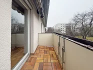 Balkon in Westausrichtung