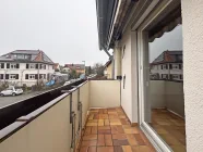 Balkon in Westausrichtung