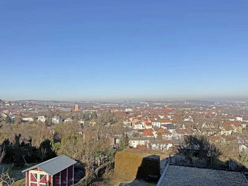 Ausblick vom Balkon