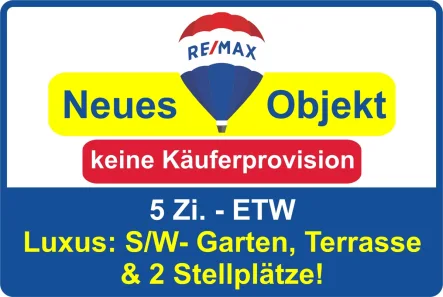 Neues Objekt ETW - Wohnung kaufen in Mainhausen / Zellhausen - Keine Käuferprovision! Kaufen Sie ab € 1.346,-mtl.*/ Einfach RIESIG! 5 Zi-ETW, sonnigem S/W-Garten!