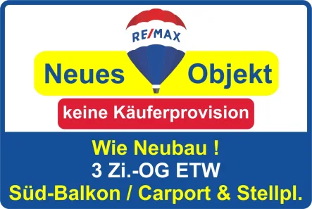 Mönch - Wohnung kaufen in Mönchberg - Keine Käuferprovision! Kaufen Sie ab € 599,- mtl.* / Wie Neu! 3 Zi.-OG ETW, Süd Balkon & Carport!