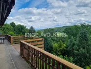 Balkon mit herrlicher Aussicht über die Ackersteige